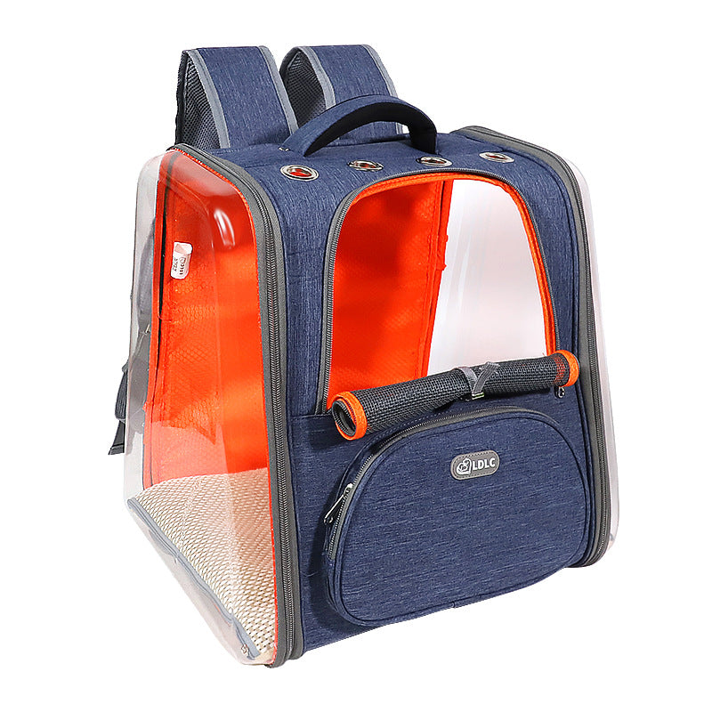 Large Capacity Transparent PET Pet Backpack