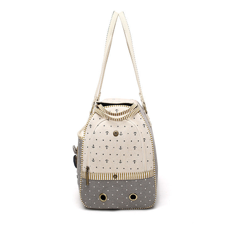 Canvas Pet Carrier - Pet Space Bag