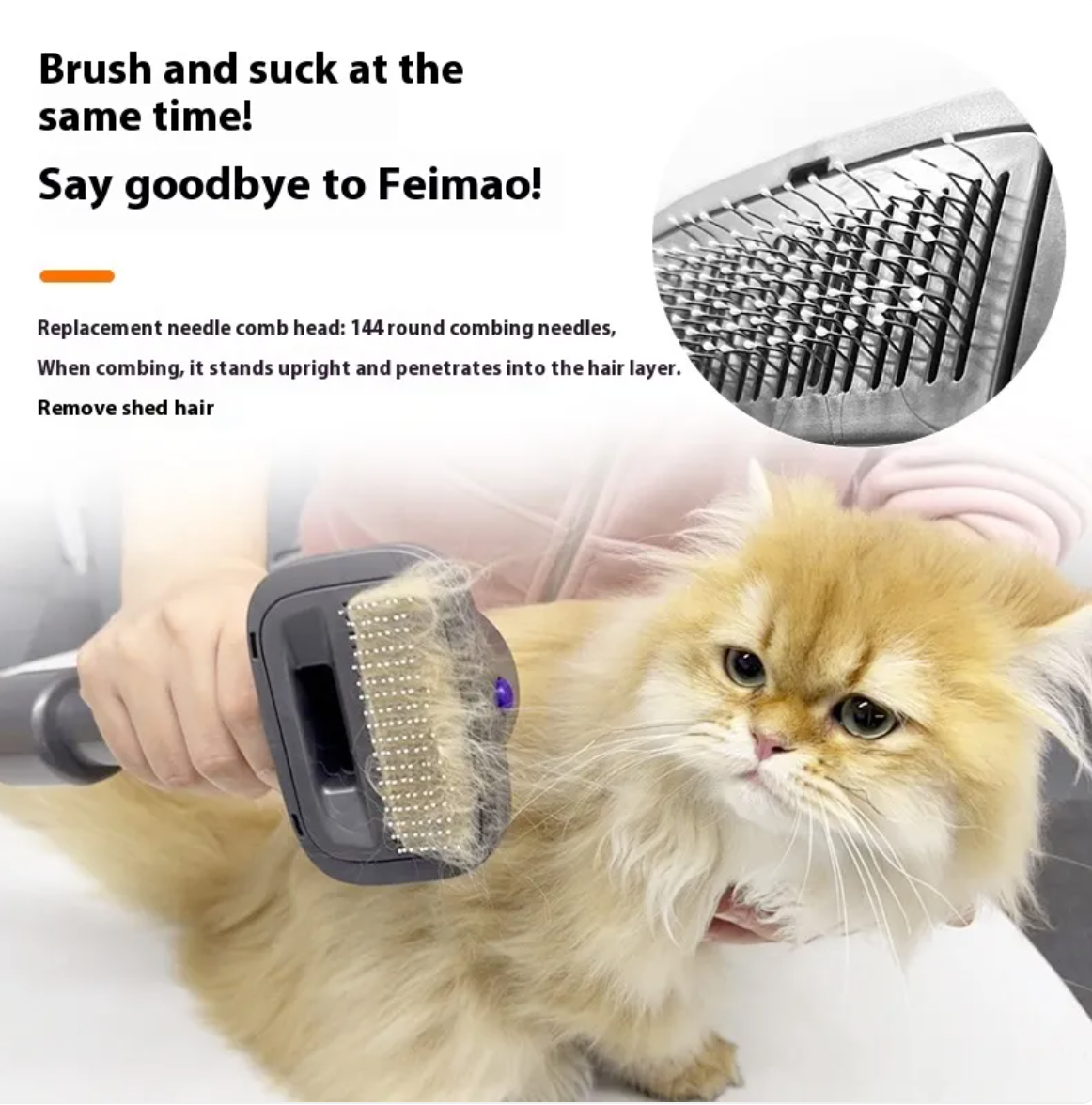 Pet Clipper Kit with Hair Vacuum