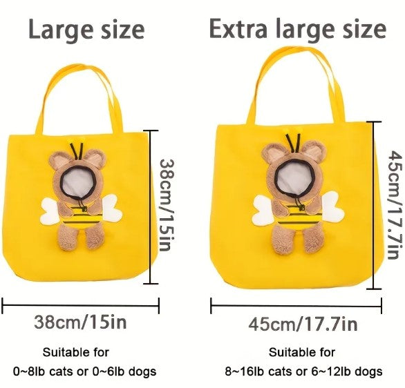 Bee Design Cat & Dog Carrier Bag