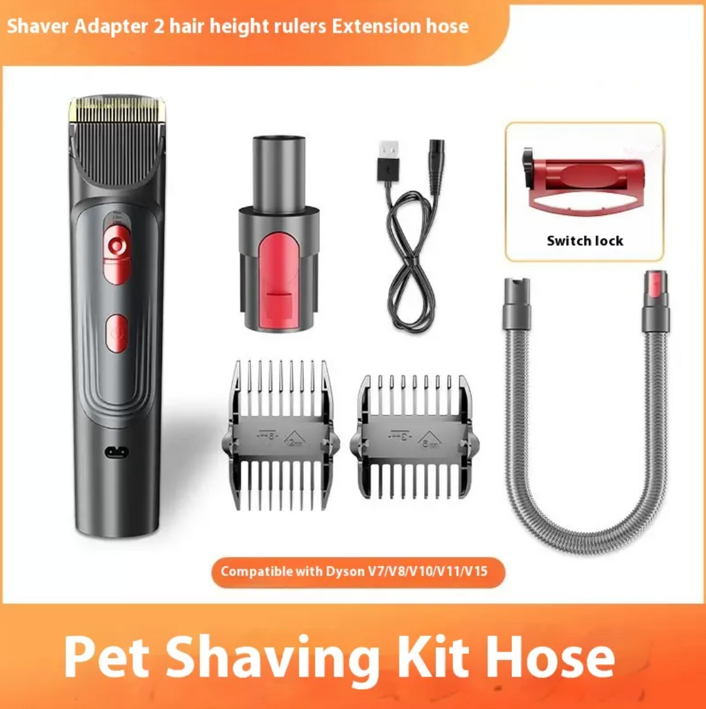 Pet Clipper Kit with Hair Vacuum