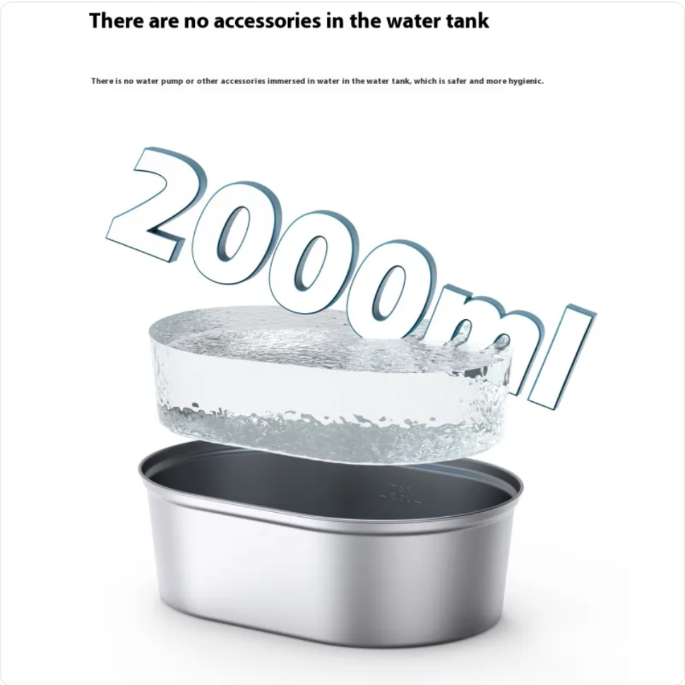 Stainless Steel Automatic Pet Water Fountain