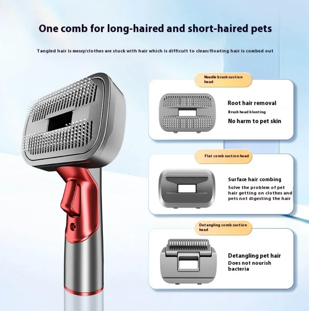 Pet Clipper Kit with Hair Vacuum